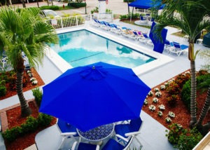 Sea Spray Inn. This is a picture of the pool