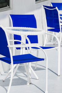 Sea Spray Inn. This is a picture of outdoor chairs