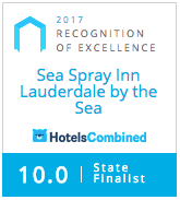 Sea Spray Inn Award, this is the  HotelsCombined Small Badge for its Recognition of Excellence, year 2017