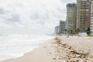 Sea Spray Inn. This is a picture of the beach in Lauderdale by the Sea